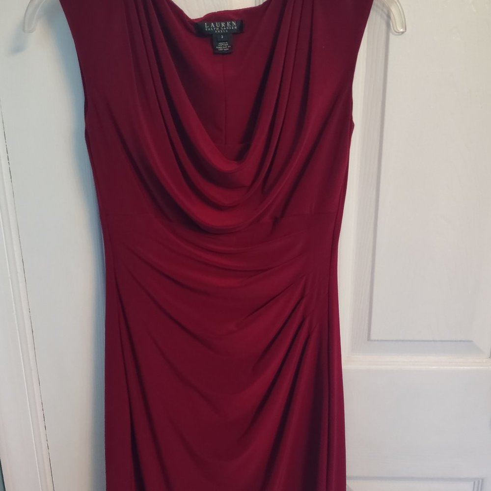 Fuschia Ralph Lauren dress